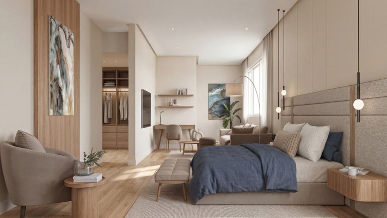 Anagram Homes Tan Boon Chong Avenue – Plot A (1): bedroom with walk-in wardrobe