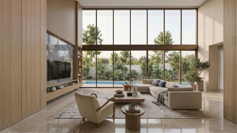 Anagram Homes Tan Boon Chong Avenue – Plot A (1): double-volume living room