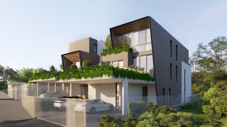Anagram Homes Tan Boon Chong Avenue – Plot B (1A): front elevation and car porch